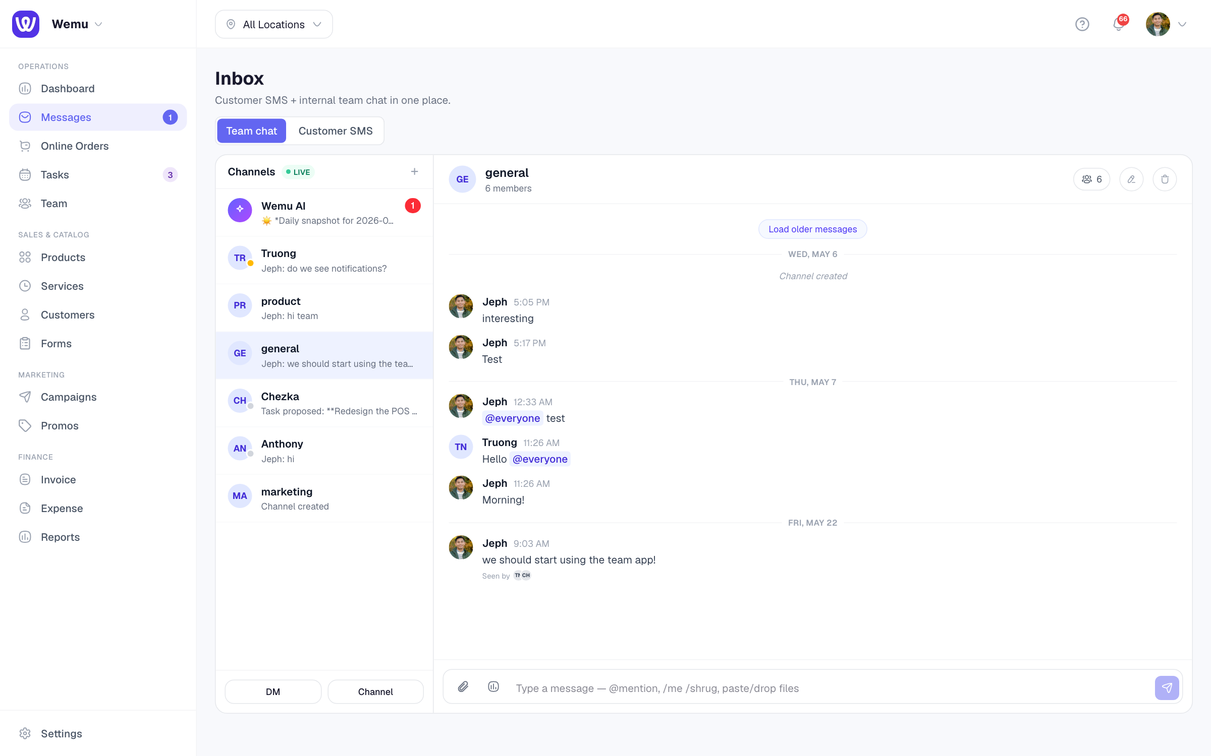 A customer conversation with the reply box and its credit cost underneath